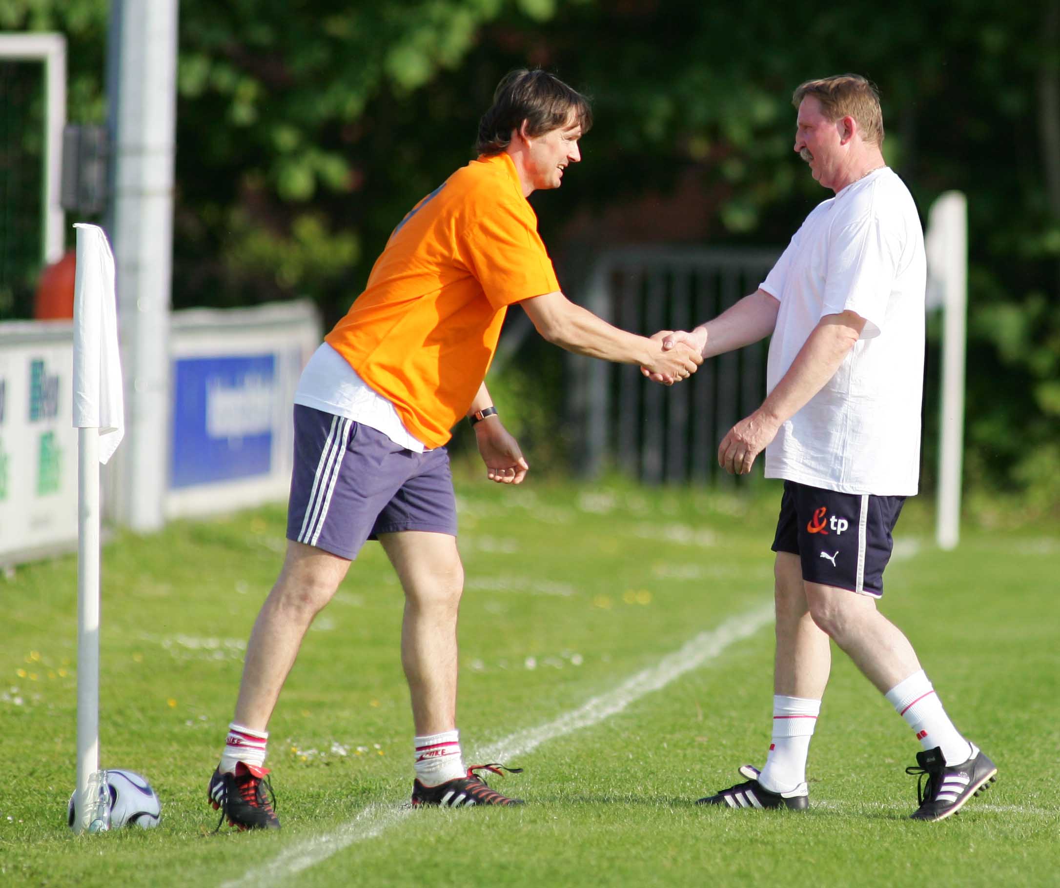 MIROSLAW TRZECIAK, ANDRZEJ SZARMACH PILKA NOZNA - MUNDIAL 2006 DZIENNIKARZE - PZPN 2006-06-07 BARSINGHAUSEN FOT MAREK BICZYK - AGENCJA PRZEGLAD SPORTOWY